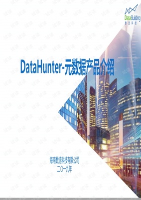 DataHunter-元数据管理产品白皮书.pdf